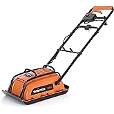 Evolution Power Tools Hulk Electro - Electric Compactor Plate - Ideal for Levelling Pavement, Artificial Turf Ground Preparat