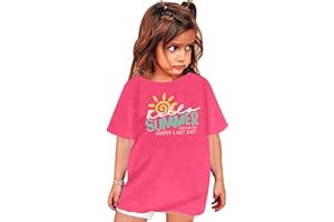 Zylkor Last Day of School Shirt Toddler Boys Girls School Graduation Tops Kids Student Life Shirt Vacation Tees