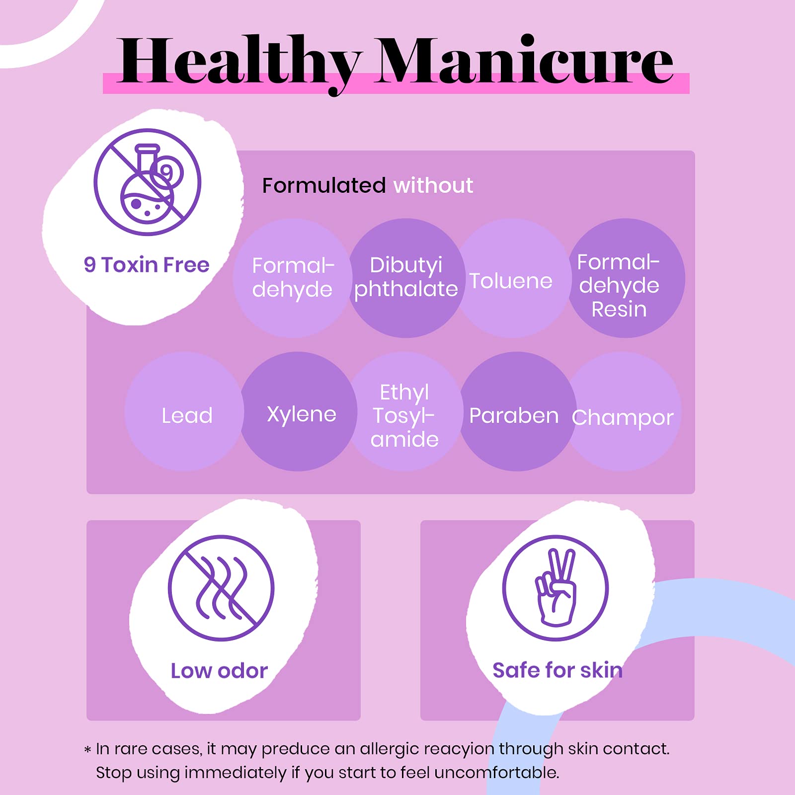 Beetles Purple Gel Nail Polish Set, 6 Colors Spring Pastel Purple Gel Polish Glitter Pink lavender Nail Polish Soak Off U v LED Gel Nail Kit Diy Nail Art Manicure at Home Gifts for Women - Image 7