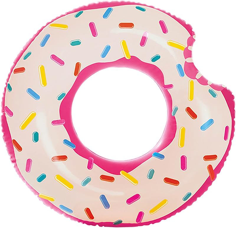 Intex 56265NP 59265 Inflatable Donut Pink 107 x 99 cm Aqua Pool Float