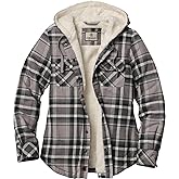 Legendary Whitetails womens Open Country Sherpa Lined Hooded Shirt Jacket