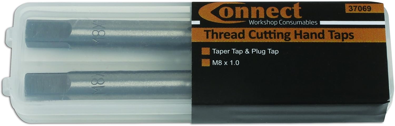 Connect 37069 Tap M8 x 1.0 Taper Tap & Plug Tap 2pc from 4554, Silver - Image 3