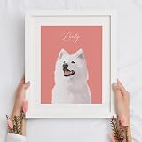 Generic Pet Portrait Dog Cat Gift Memorial Custom Painting from Photo view 5