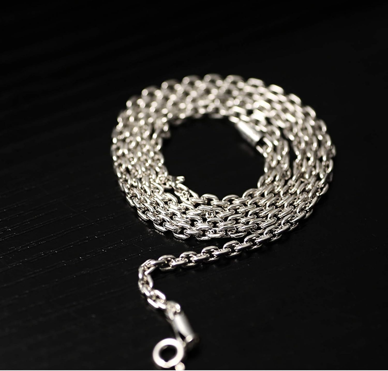 Epinki 925 Sterling Silver Cable 