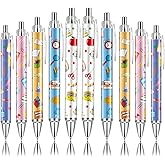 Lebsitey 10 PCS Back to School Pens Welcome Back to School Ballpoint Pens First Day of School Party Favors with 1mm Black Ink Replaceable Ballpoint Pen Refill for Classroom Rewards