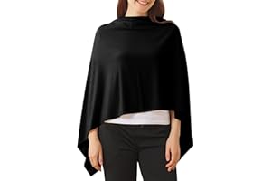 LAHILO Soft and Breathable Nursing Cover for Breastfeeding - Full Coverage, Machine Washable Breast Feeding Cover for Women