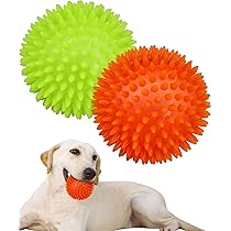 Amazon.com : Pweituoet 3.5” Spike Dog Balls with Squeaky, Thicker ...