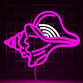 NINSNINT Seashell Neon Sign, Pink Ocean Shells Conch Neon Signs For Wall Decor, Led Light Up Signs for Bar Man Cave Beach Theme Party Wedding Decorations Gifts