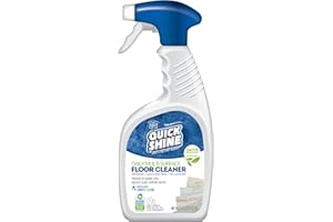 Quick Shine Multi Surface Floor Cleaner Daily Care 24oz | Plant-Based, Ready to Use, Dirt Dissolving, Streak Free, No Rinse | Use on Hardwood, Laminate, Luxury Vinyl Plank, Tile & Stone | Safer Choice