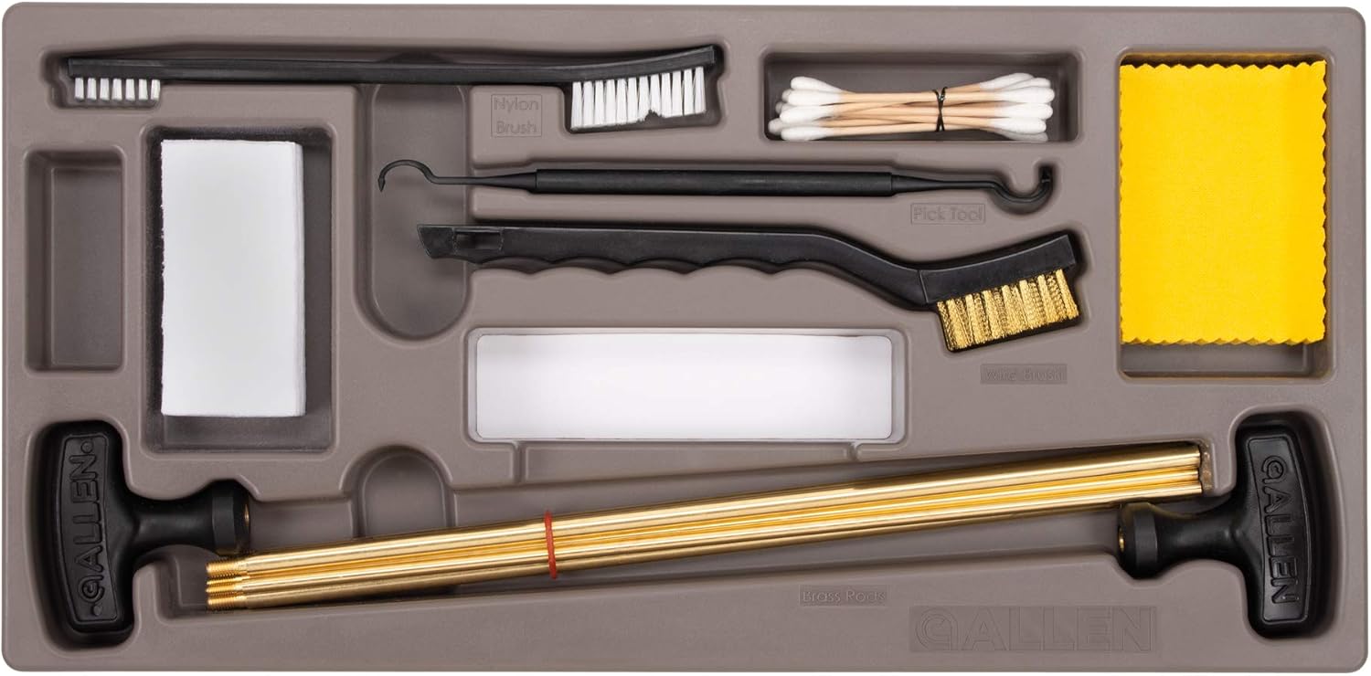Allen Company Ultimate Universal Weapon Gun Cleaning Kit, 65 Pieces by Allen Handgun, Rifle, Shotgun Cleaning Kit (70540) : Sports & Outdoors