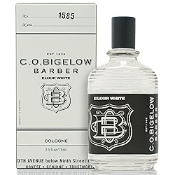 C.O. Bigelow Elixir White Cologne for Men, Spice