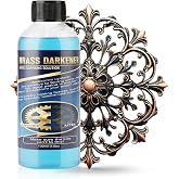 DIYFCHEM Brass Blackening Solution，Copper Metal Finish to Blacken Ager，Black Patina for Brass，Copper，Bronze Parts - 3.5 OZ