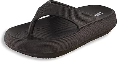 Amazon.com | CUSHIONAIRE Women's Fling recovery cloud pool slides sandal with +Comfort | Slides