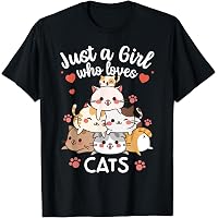 FerociTees Cat Face Cute Kitty Youth T-Shirt – Soft Cotton Kids Shirt With Feline Design - View #10