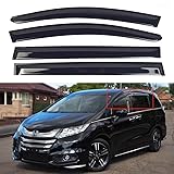 AceRide Window Visors Compatible with 2011-2017