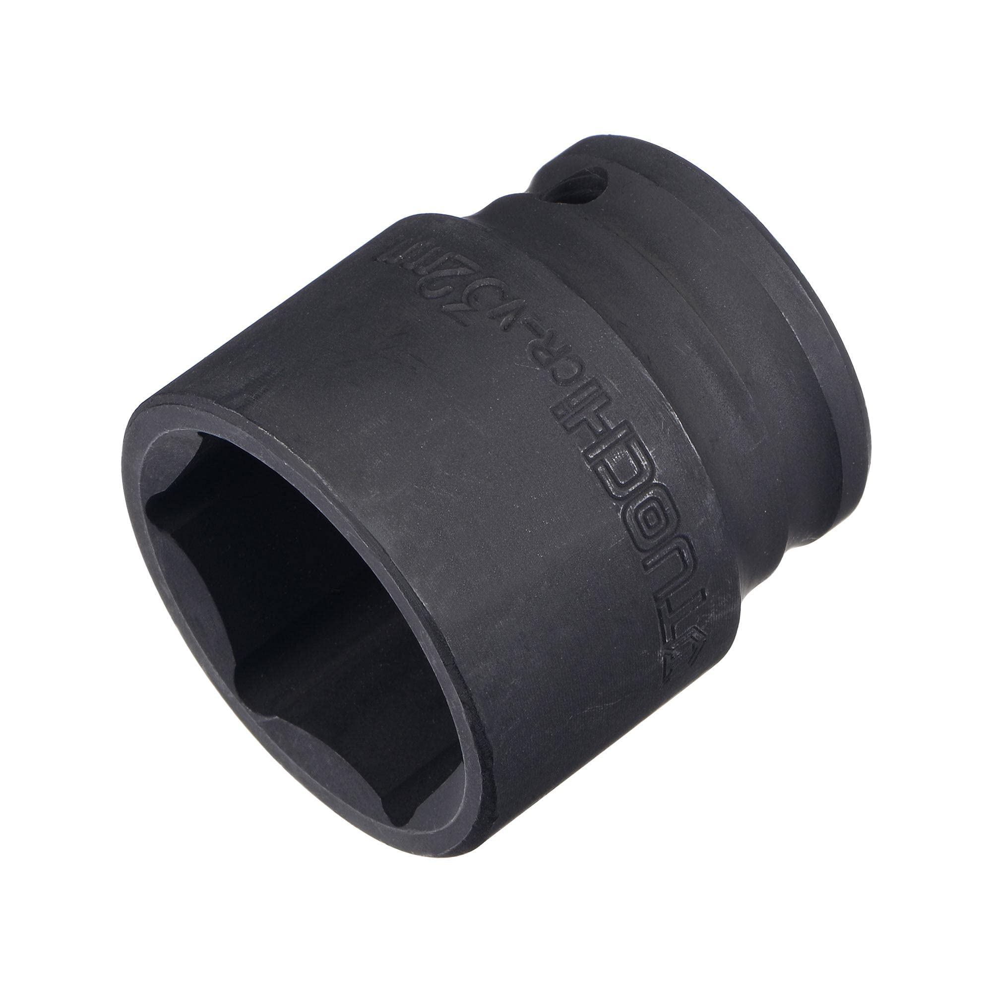 sourcing map 1/2" Drive by 32mm 6-Point Impact Socket, CR-V Steel 1.77" Length, Shallow Metric Sizes