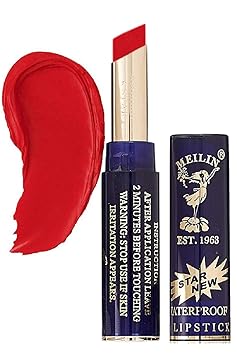 AYA Meilin Non Transfer Waterproof Matte Lipstick, Matte Red 813