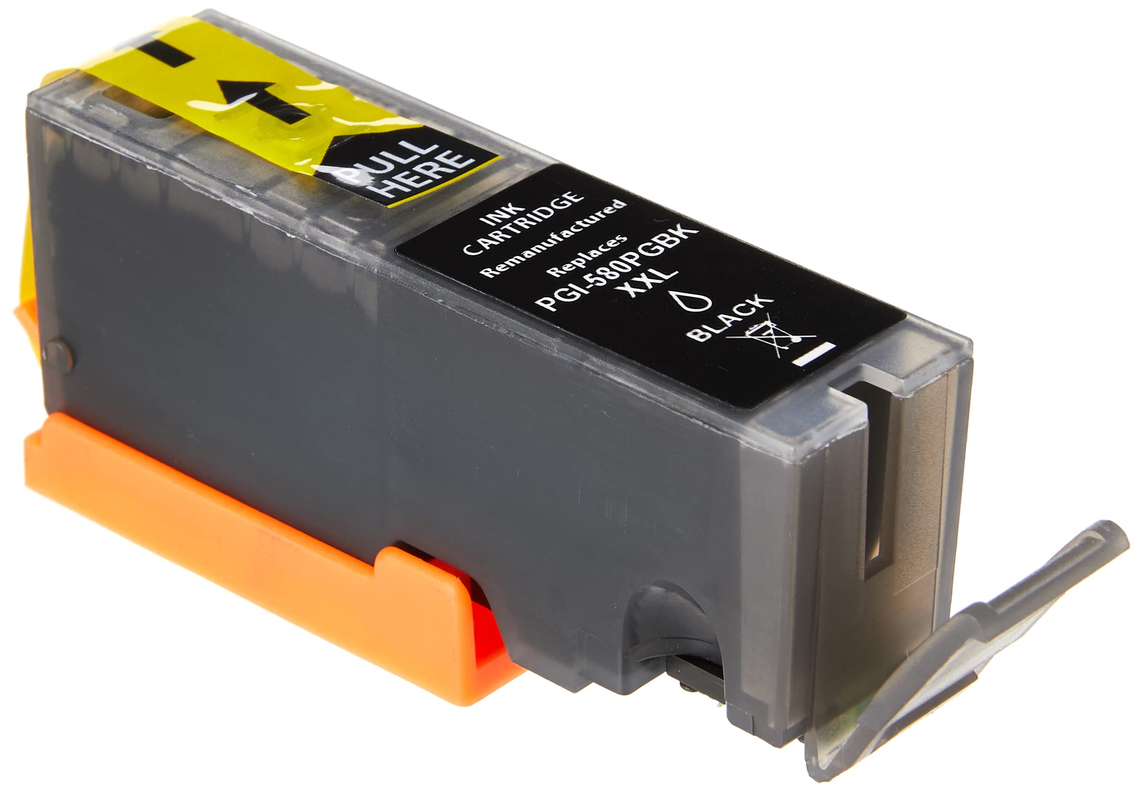 4 PIGMENT BLACK Compatible PGI-580XXL PGBK Printer Ink Cartridges for Pixma TR7550, TS6151, TS6251, TS6350, TS6351, TS705, TS8152, TS8251, TS8252, TS9550, TS9551, TS9551C | PGI-580PGBK XXL