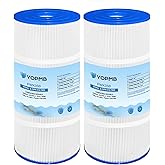 Yopmb PWK35B Hot Tub Spa Filter Cartridge, Compatible with Hot Spring Limelight Flair, Replaces Watkins 1642301-1/78161/78286, Filbur FC-3921, 35 Sq Ft, Pleated Fabric Media, 2-Pack