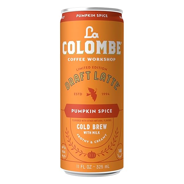 LA COLOMBE COFFEE, PUMPKIN SPICE LATTE, 11 FL OZ CANS (PACK OF 12)