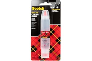 Scotch Clear Glue in 2-Way Applicator, 1.6 oz, Photo Safe and Non-Toxic, 1-Pack