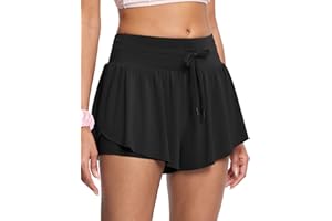 ISEEGZ Womens 2.8" Swim Board Shorts High Waisted Slimming Quick Dry Stretch Swim Beach Trunk with Liner and 2 Pockets