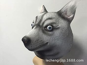 Ljzxxk Tête De Chien Sibérien Husky Masque Cagoule Berger