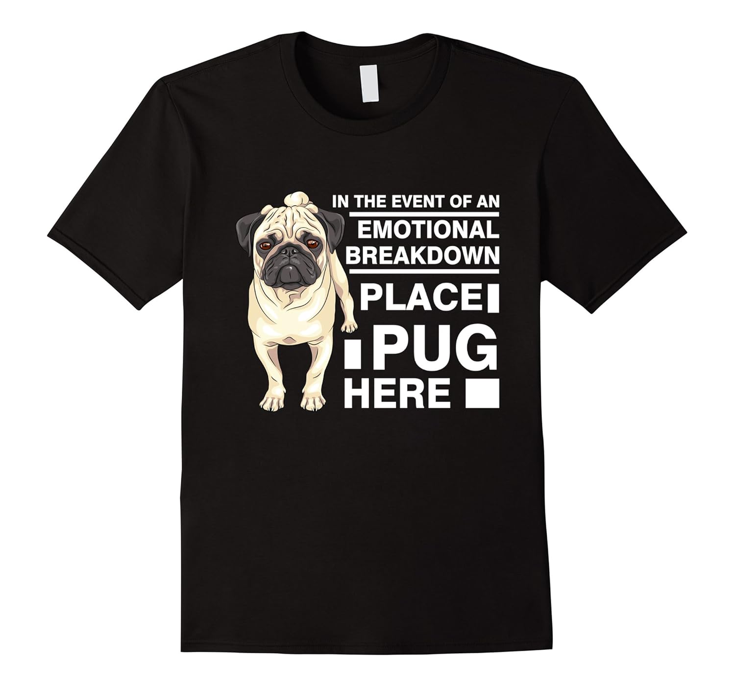 Place Pug here Shirt Pug Lover Gift Tee Funny Pet Dog Owners tshirt Pug TShirtCL Colamaga
