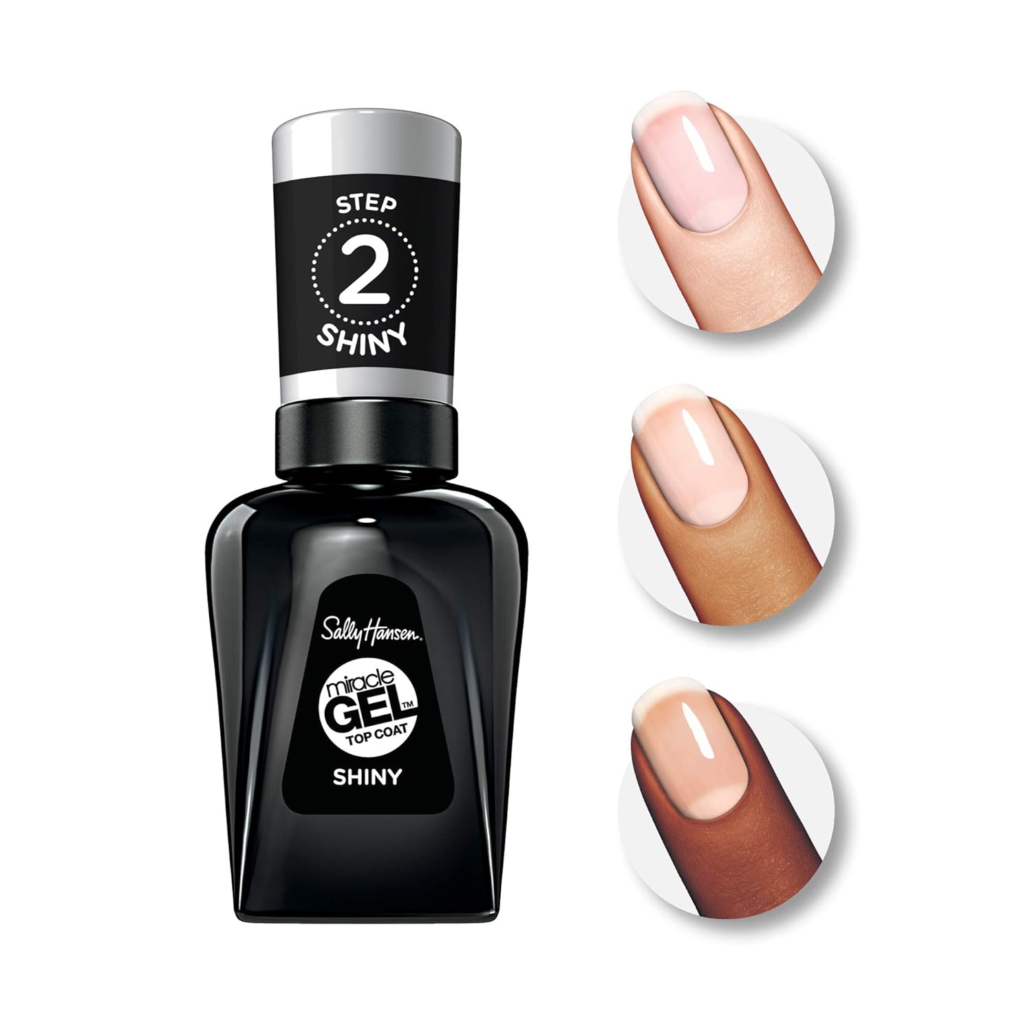 Amazon Com Sally Hansen Miracle Gel Nail Polish Top Coat Pack Of Amazon Com Sally Hansen Miracle Gel Nail Polish Top Coat Pack Of
