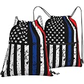 PAUSEBOLL American Flag Drawstring Backpack, American Flag Drawstring Bag for women man, Light Sackpack String Bag Cinch Waterproof Sackpack for Sport Gym Beach Shopping Yoga