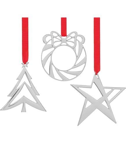 Nambé - Colección De Adornos Navideños – Adorno Wiseman En Placa Plateada Y Dorada, Inspirado En La Historia De Los Tres Reyes, Decoración Religiosa Coleccionable Para árbol De Navidad Y Recuerdo