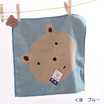 Amazon Co Jp ひも付きタオル ループ付きタオル ハンドタオル 入園