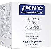 Pure Encapsulations UltraDetox 10-Day Pure Pack Providing Core Nutrients, Broccoli, Taurine, NAC, DIM, Modified Citrus Pectin and Chlorella | 10 Packets