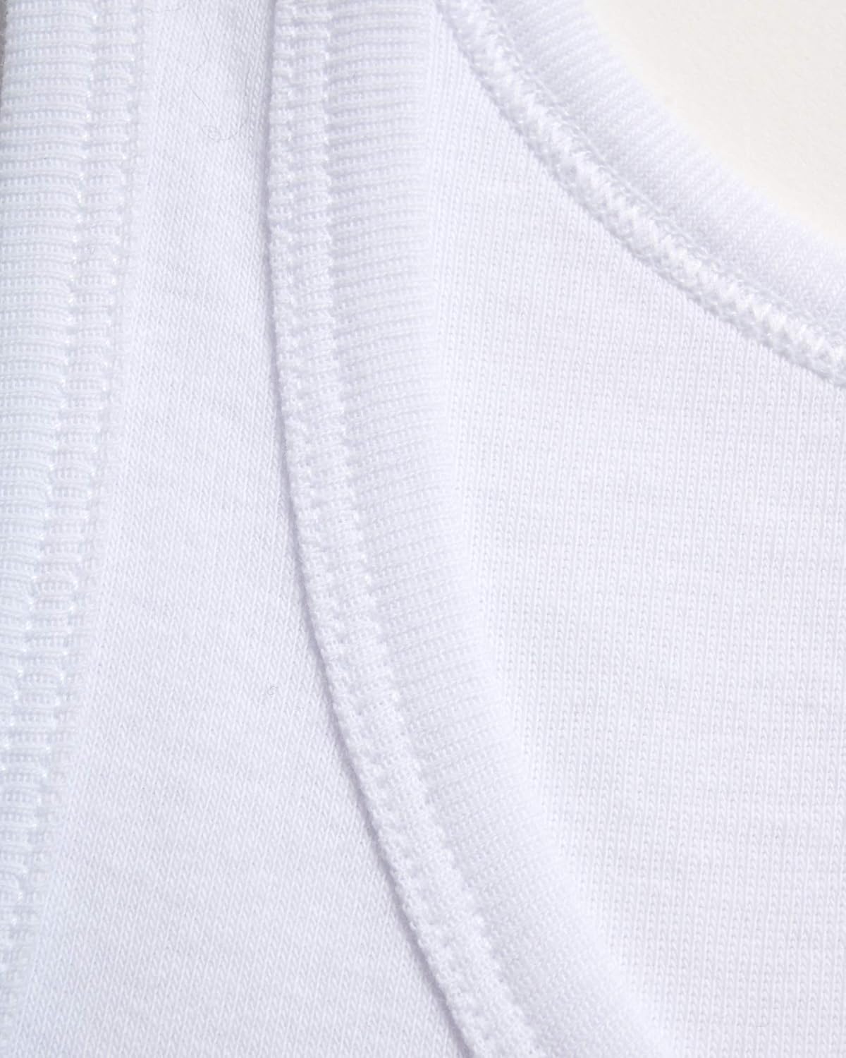 Rene Rofe Girls White Undershirt Tank Top - Supersoft Tagless Snug Fit (6 Pack): Clothing