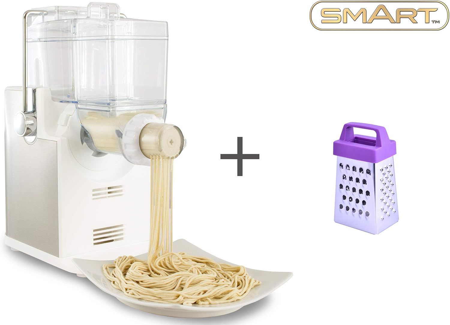 SMART Pasta Making Machine Bundle with Free Mini Grater Fully