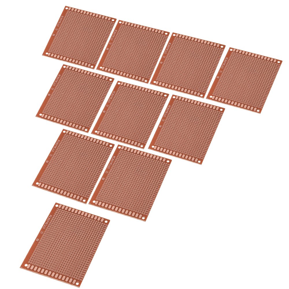 10pcs Prototype PCB Single-Sided Paper Board DIY Soldering Flexible Universal 7x9cm