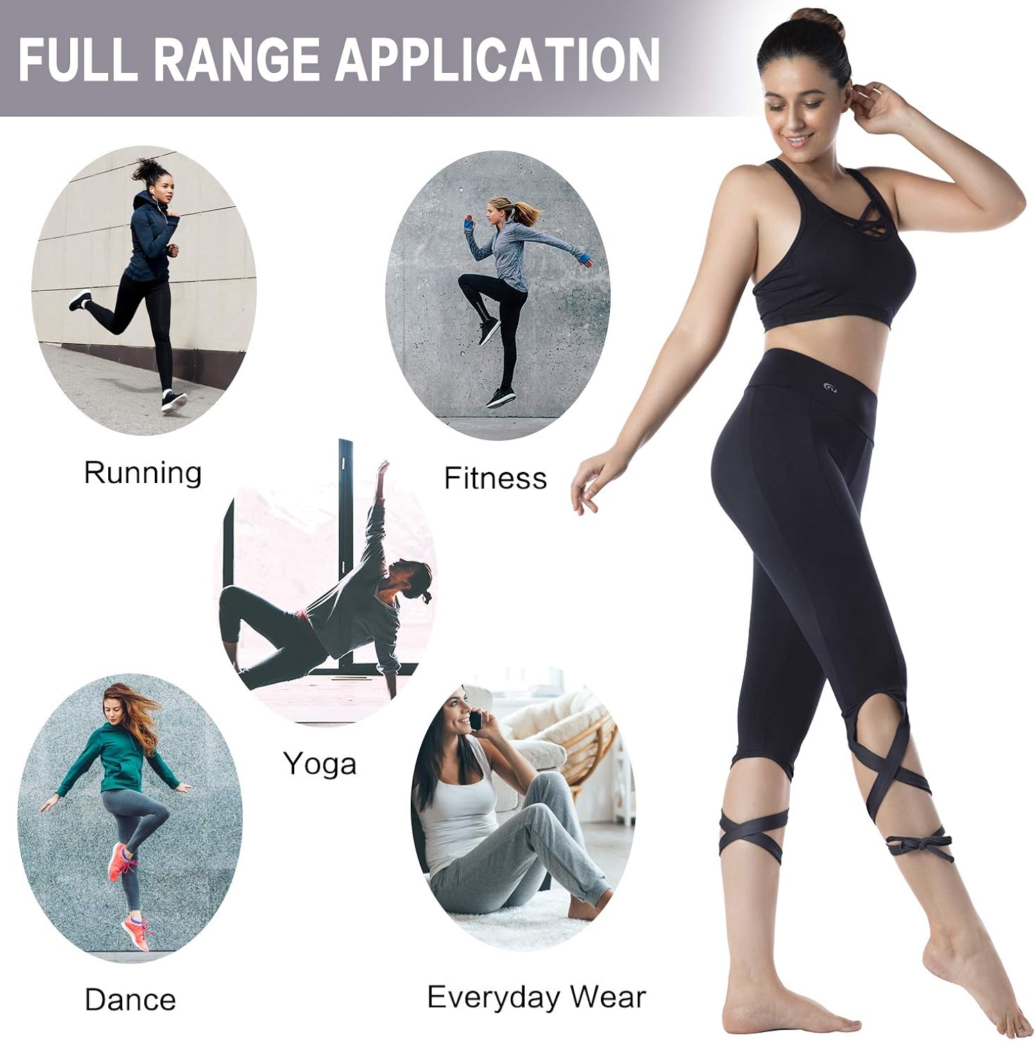 tie up yoga leggings