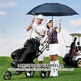 ZOMAKE Golf Umbrella 68in Windproof Rainproof Double Canopy Navy Blue view 7