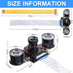 Weewooday 2 Sets for Camera 1080P Webcam 5MP OV5647