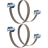 JSADZKJ DB9 Serial Extension Cable RS232 DB9 Male to Female Straight Through Serial Cable DB9 9-Pin COM Port Serial Cable for PC Modem PDA 1.6FT/50CM (Male to Female DB9 Connector)