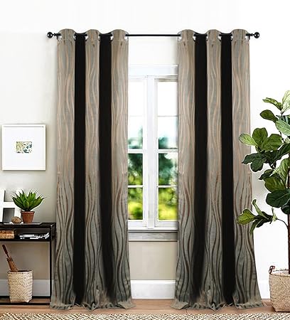 Buy Deco Essential Cane Jacquard 7 Ft Door Curtain Moss Online