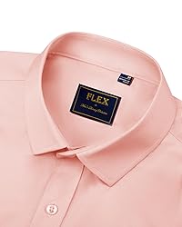 J.VER Men's Dress Shirts Solid Long Sleeve Stretch