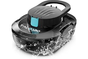 TALOSBO S1 PRO Robotic Pool Vacuum – Dual-Motor Above-Ground Pool Cleaner, 120 Mins Runtime, Quick Charging, 2.2L Large Filter Basket & Auto-Parking for Easy Retrieval