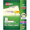 Permanent TrueBlock File Folder Labels with Sure Feed : Amazon.ca ...