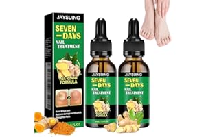 TEULN 7 Days Nail Treatment,7 Days Ginger Nail Treatment, Multi-Purpose Nail Repair（2PCS)