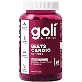 Goli Beets Cardio & B12 Gummies | Heart & Energy Support | CoQ10, Beet Root Extract & Vitamin B12 | Vegan, Plant-Based, Non-G