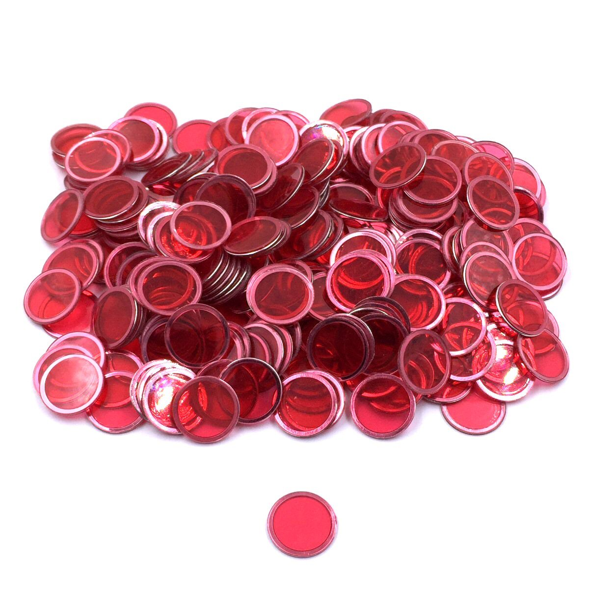 Tapp Collections Bingo Transparent Chips 300-pk - Red