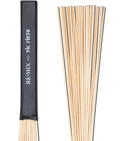 Amazon.com: Vic Firth REMIX Brushes - African Grass Drumsticks