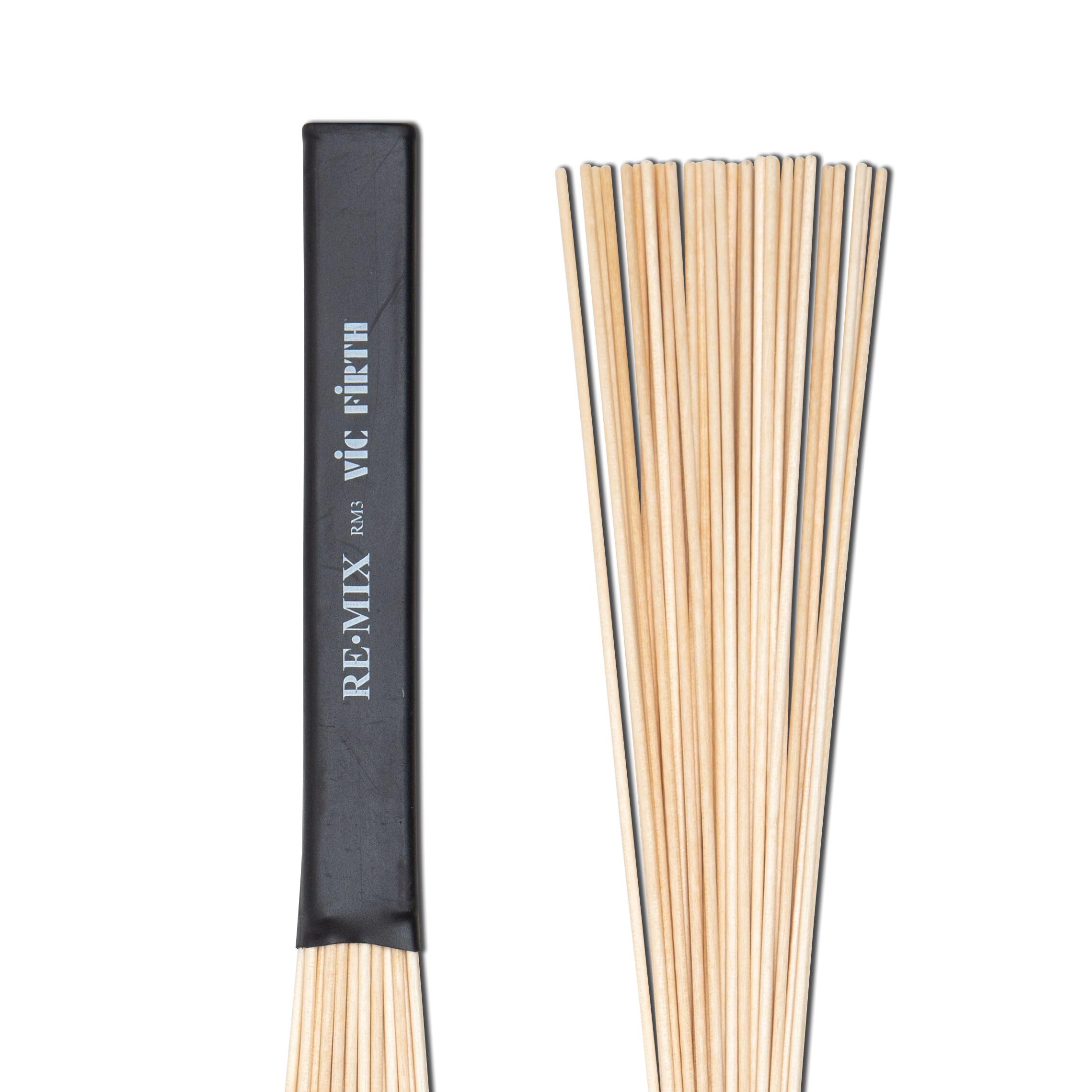 Vic FIrth - RE-MIX Drum Brushes - Birch Dowels - Mid-Range