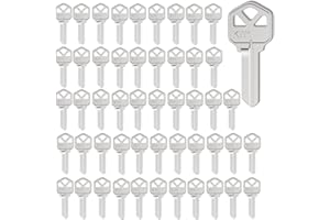 WAH LIN PARTS KW1 Blank Key Blanks, Pack of 50 Uncut Blank Keys in Premium Copper Structures Blank Keys